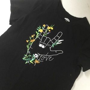 Old Navy “Love” T-shirt - Ladies Medium